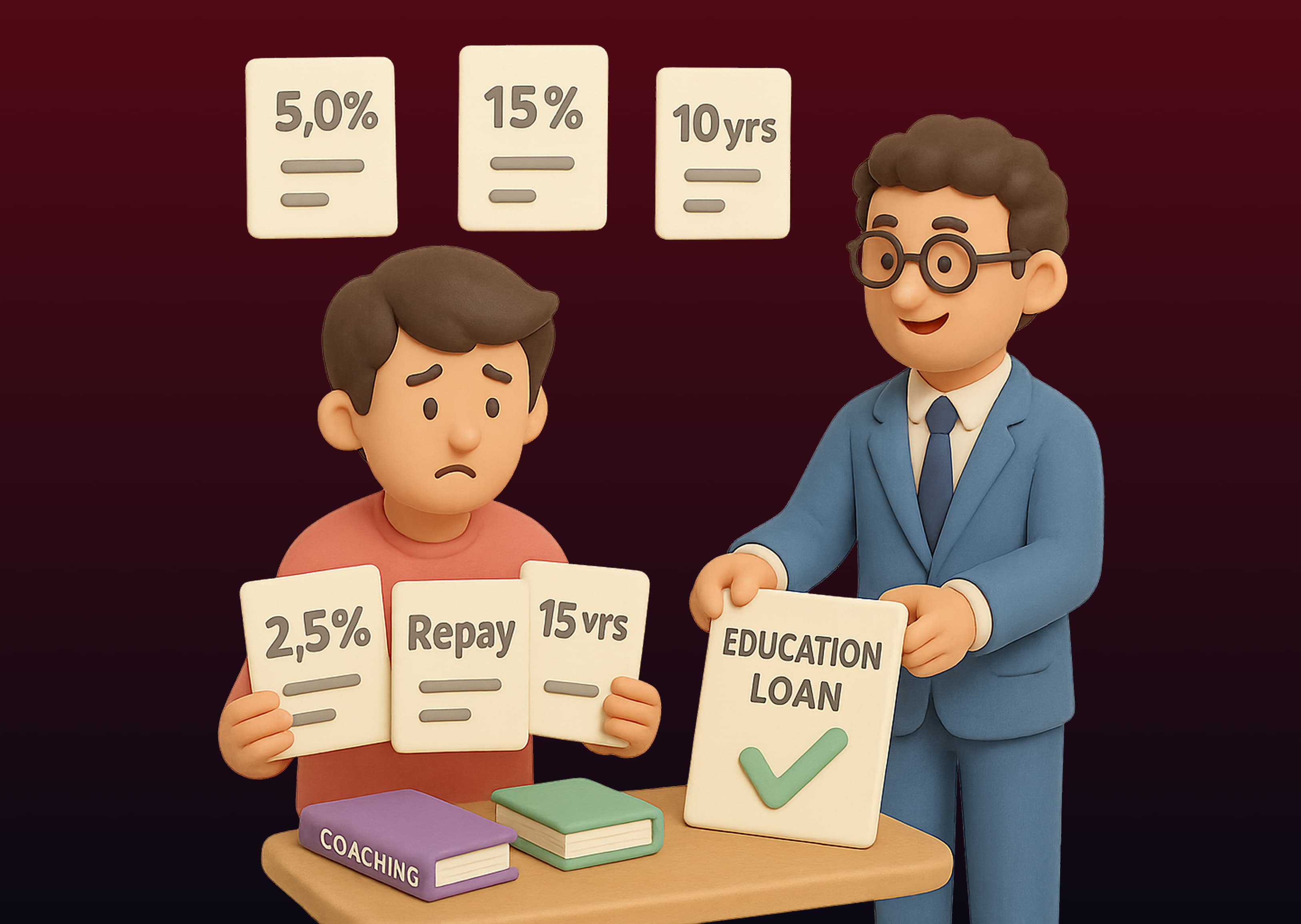 Securing an education loan is confusing image