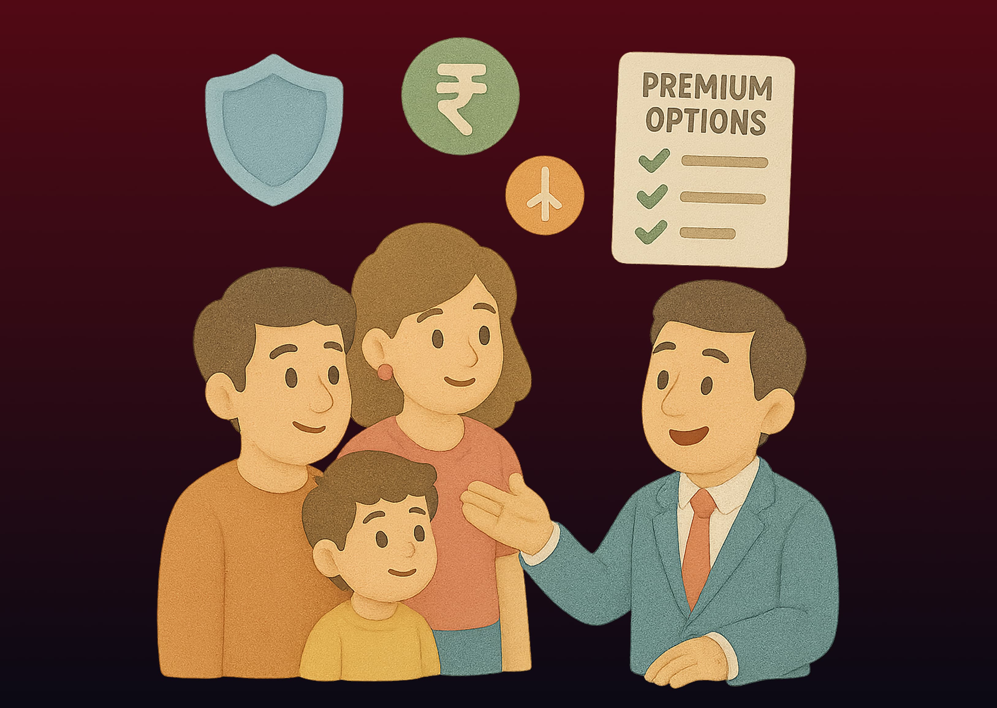 Understand coverage and premium options image