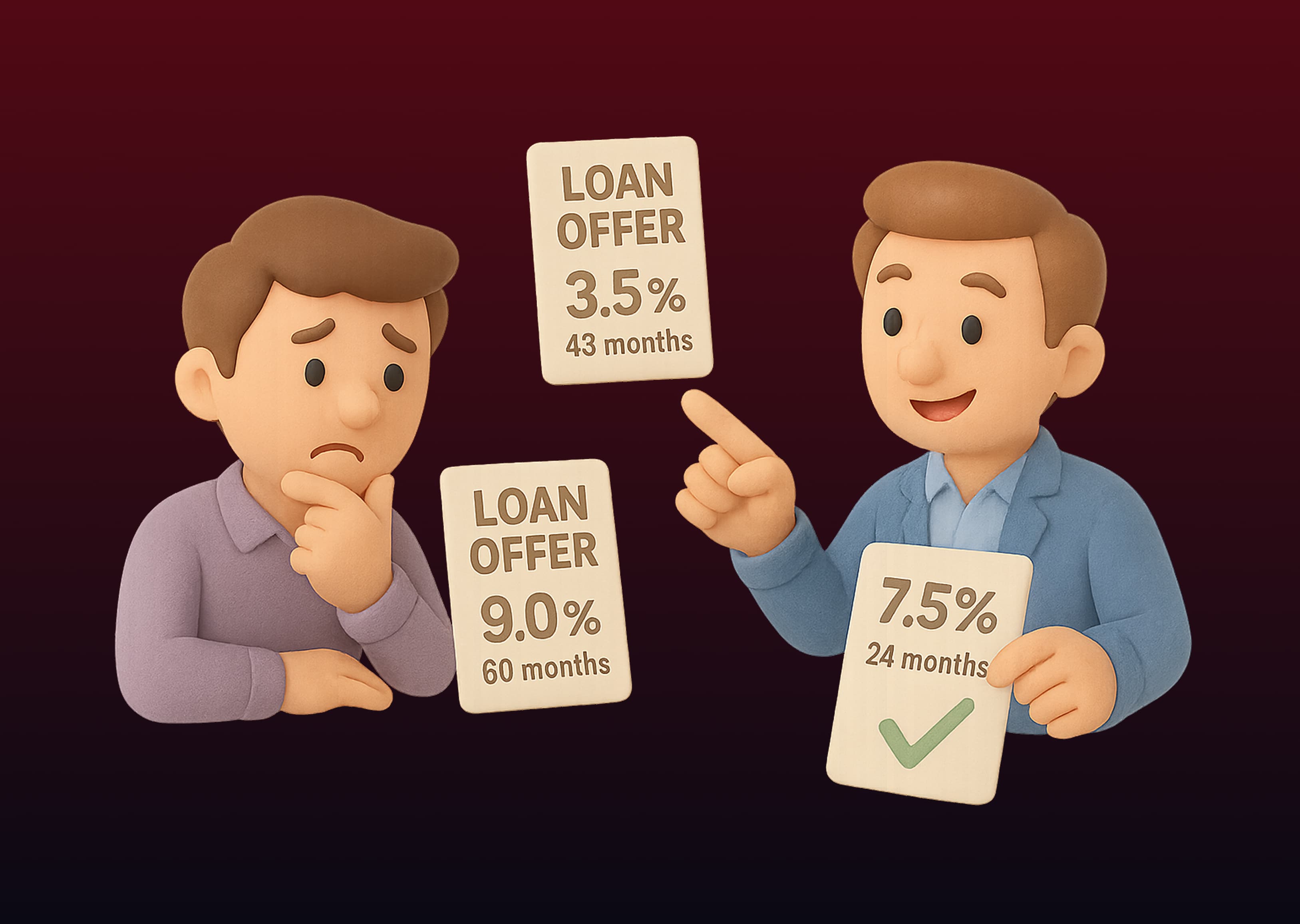 Multiple lender offers can be confusing image