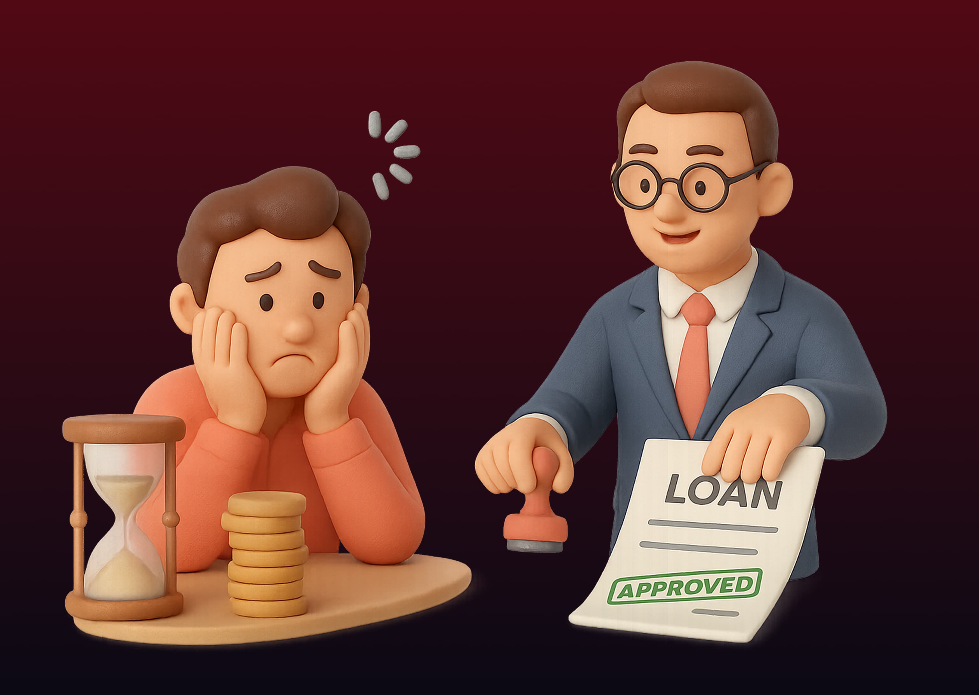 Loan approvals take too long image